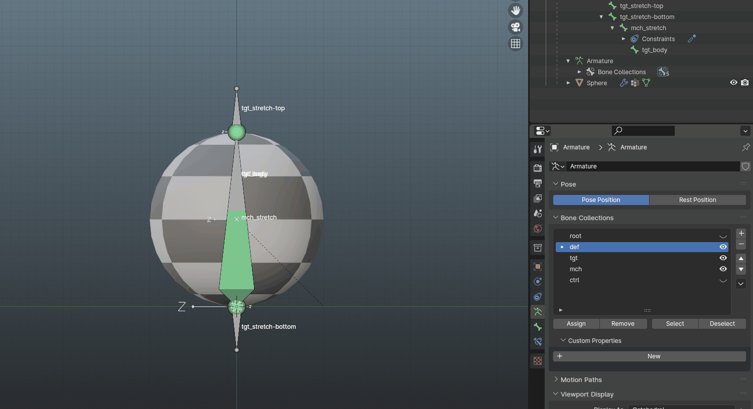 Checking out if all target bones work properly