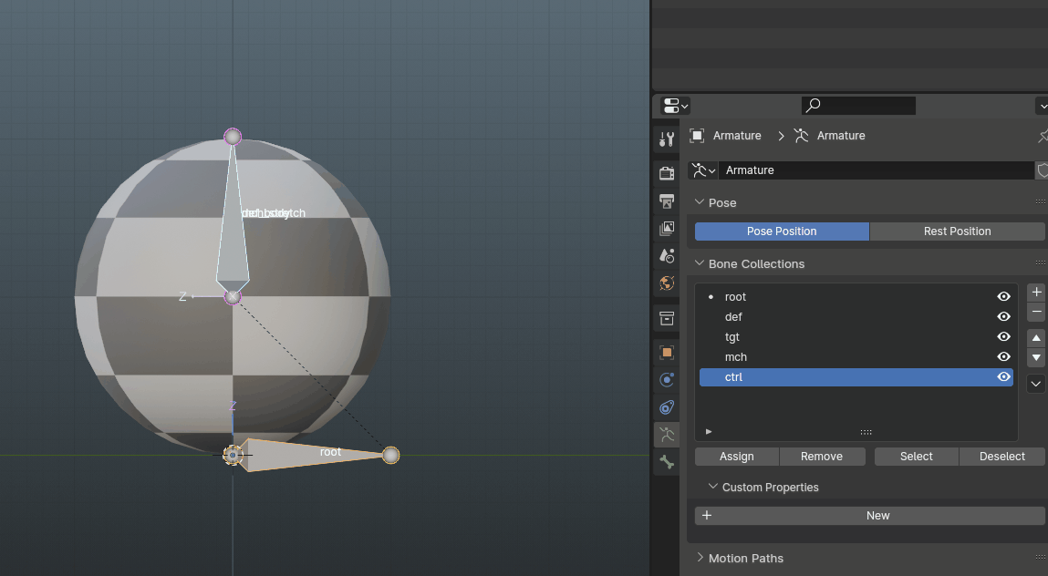 Adding bones to the right layers