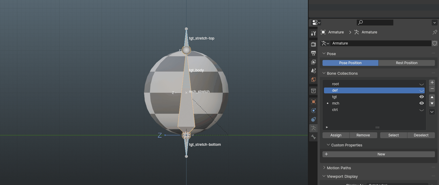 Adding stretchTo constraint