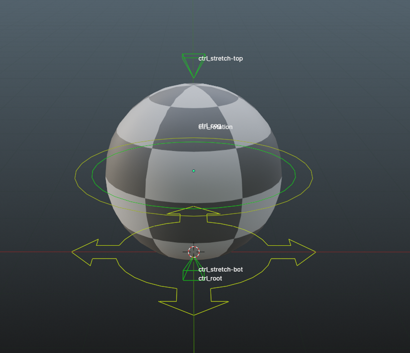 Finished controlls rig