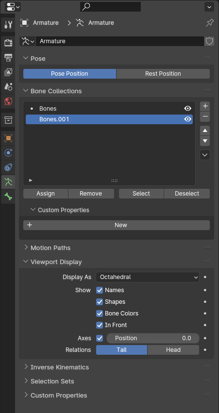 Bone Collection Menu