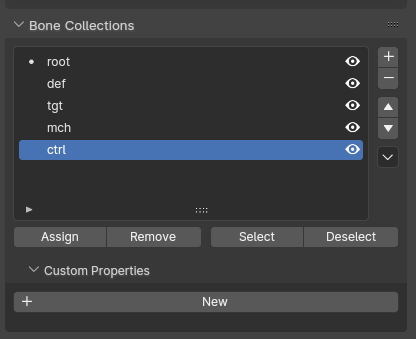 Filled Bone Collections with layers